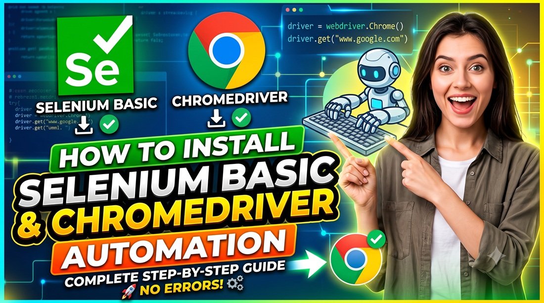How to Install Selenium Basic and ChromeDriver: Step-by-Step Guide