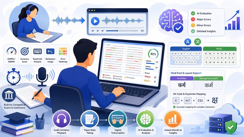 Steno & Typing Evaluation Systems